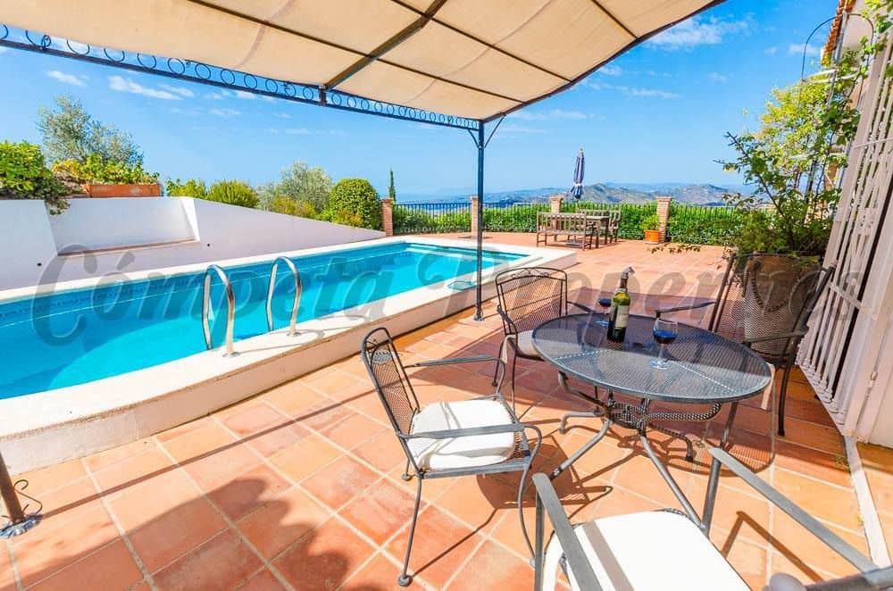 3 sovrum Finca/Hus på landet för semesterbostäder i Competa med pool garage - 1 225 € (Ref: 10076170)