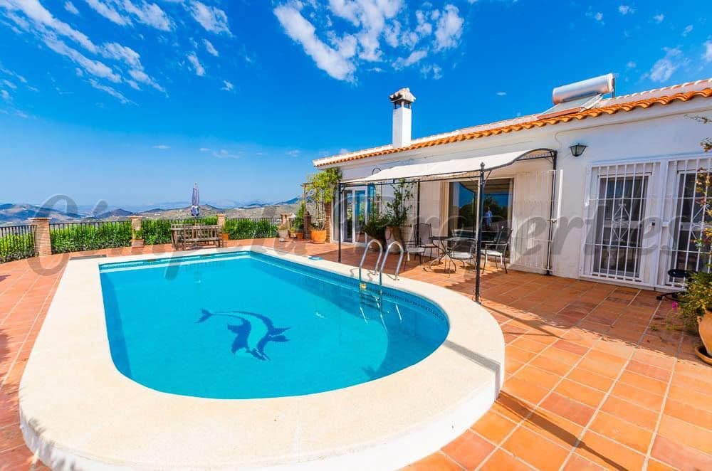 3 sovrum Finca/Hus på landet för semesterbostäder i Competa med pool garage - 1 225 € (Ref: 10076170)