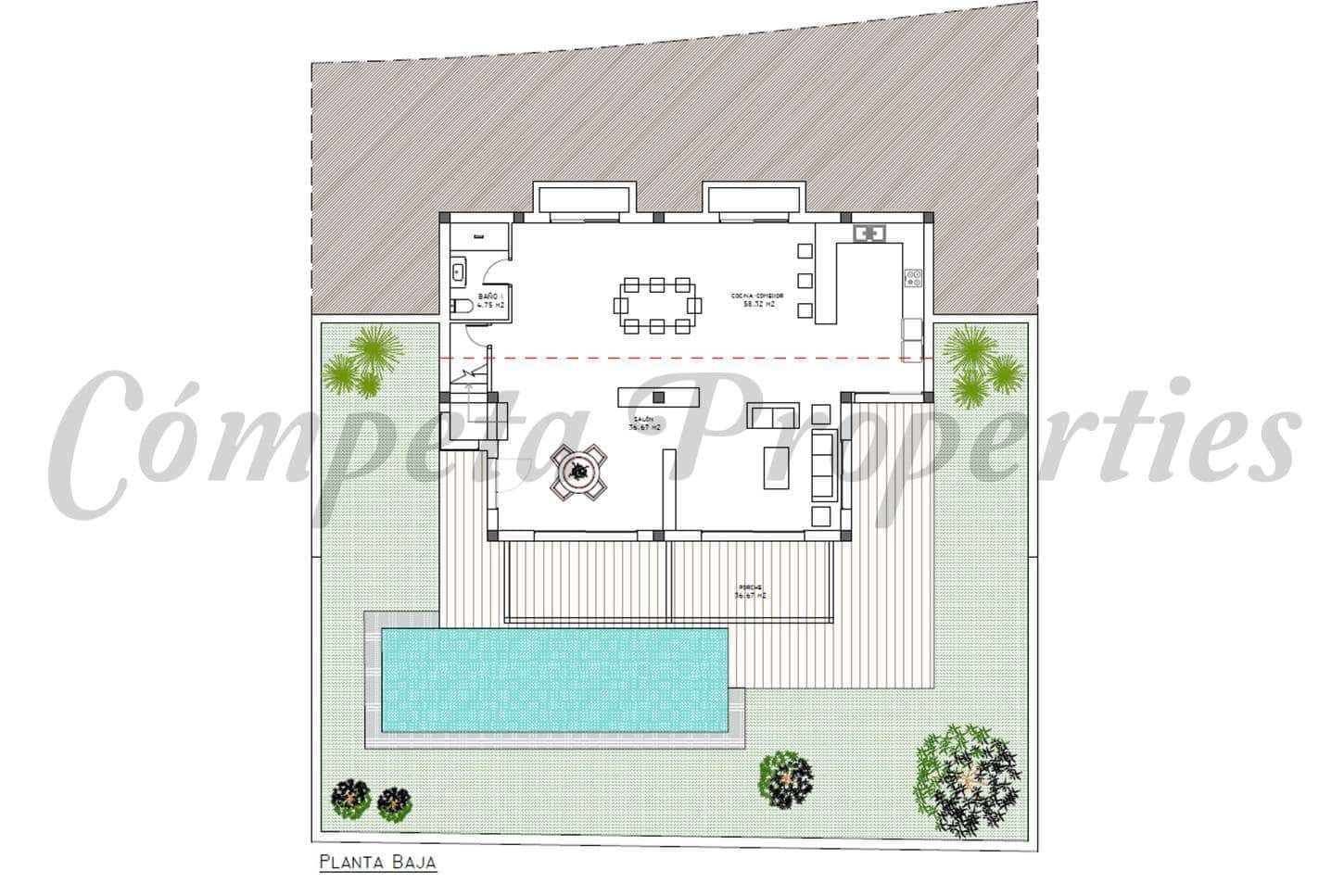 3 bedroom Villa for sale in Competa with pool - € 480,000 (Ref: 5556072)