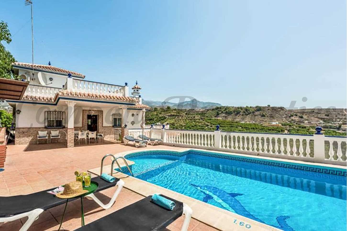 4 camera da letto Finca/Casa di Campagna da affittare in Nerja con piscina - 1.600 € (Rif: 8640358)