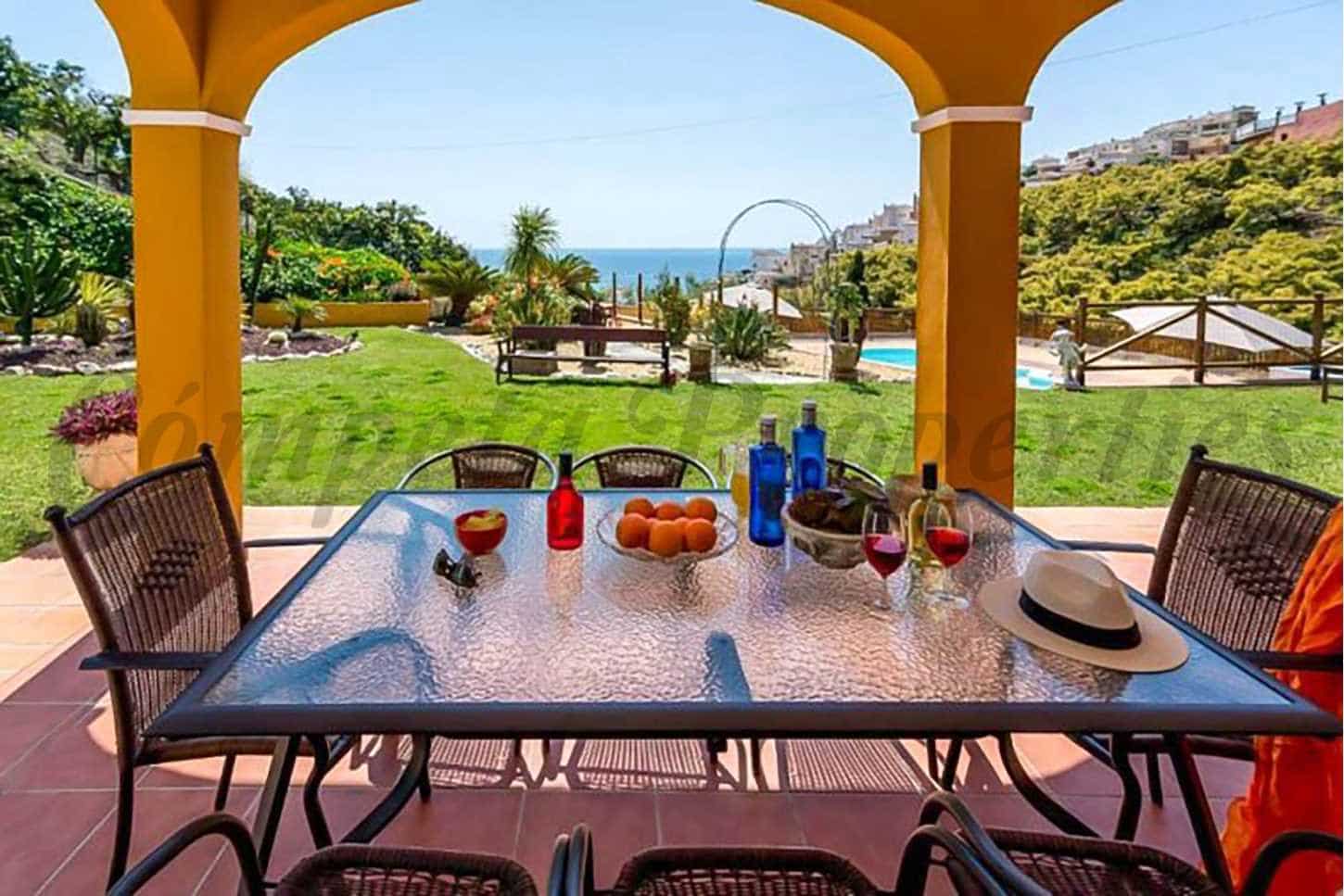4 soveværelse Finca/Landehus til leje i Nerja med swimmingpool - € 2.100 (Ref: 8643883)