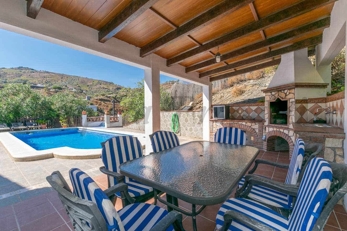 3 Zimmer Villa zu vermieten in Canillas de Albaida mit Pool - 1.700 € (Ref: 8718190)