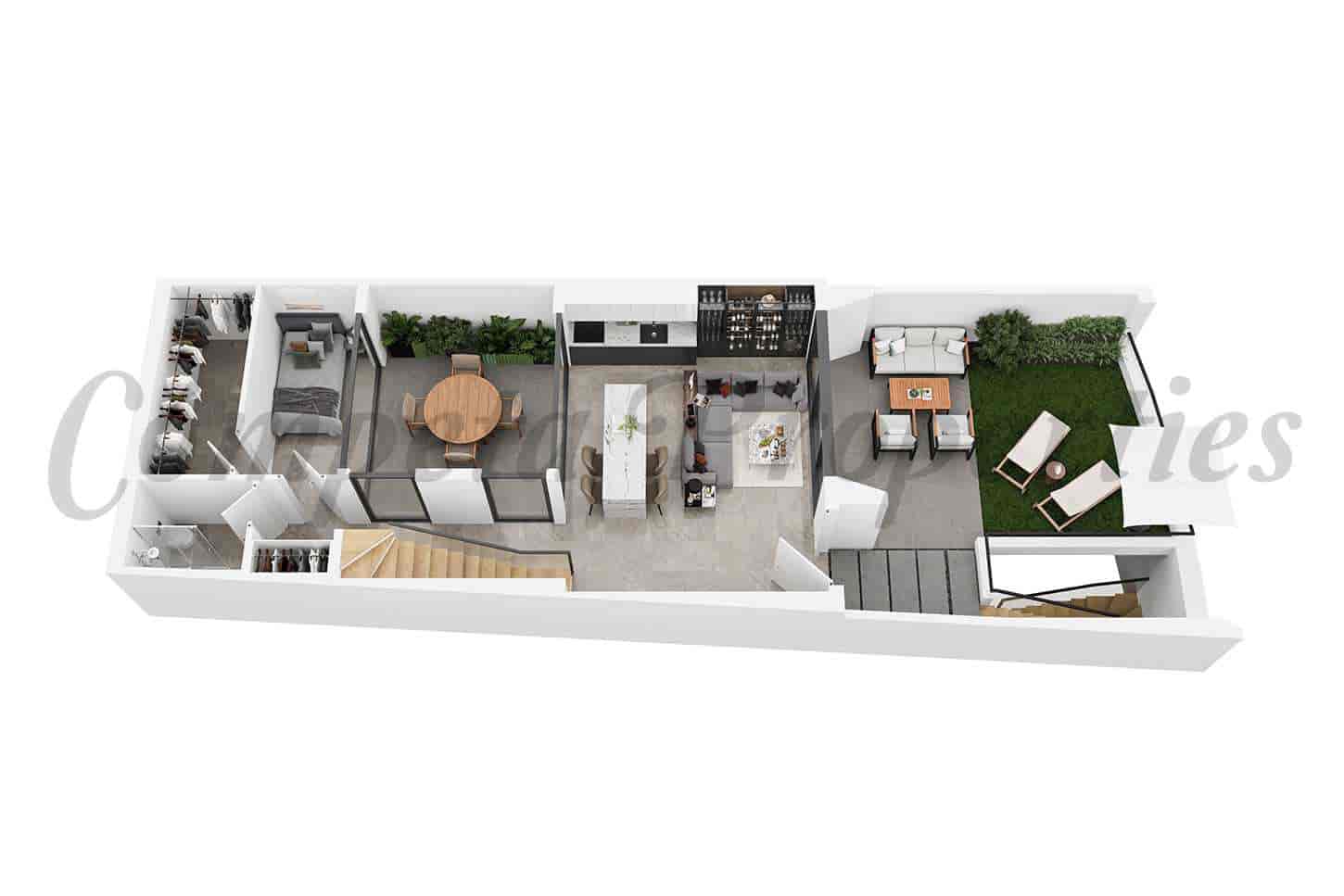 3 soverom Rekkehus til salgs i Torrox-Costa med svømmebasseng garasje - € 555 000 (Ref: 9360762)