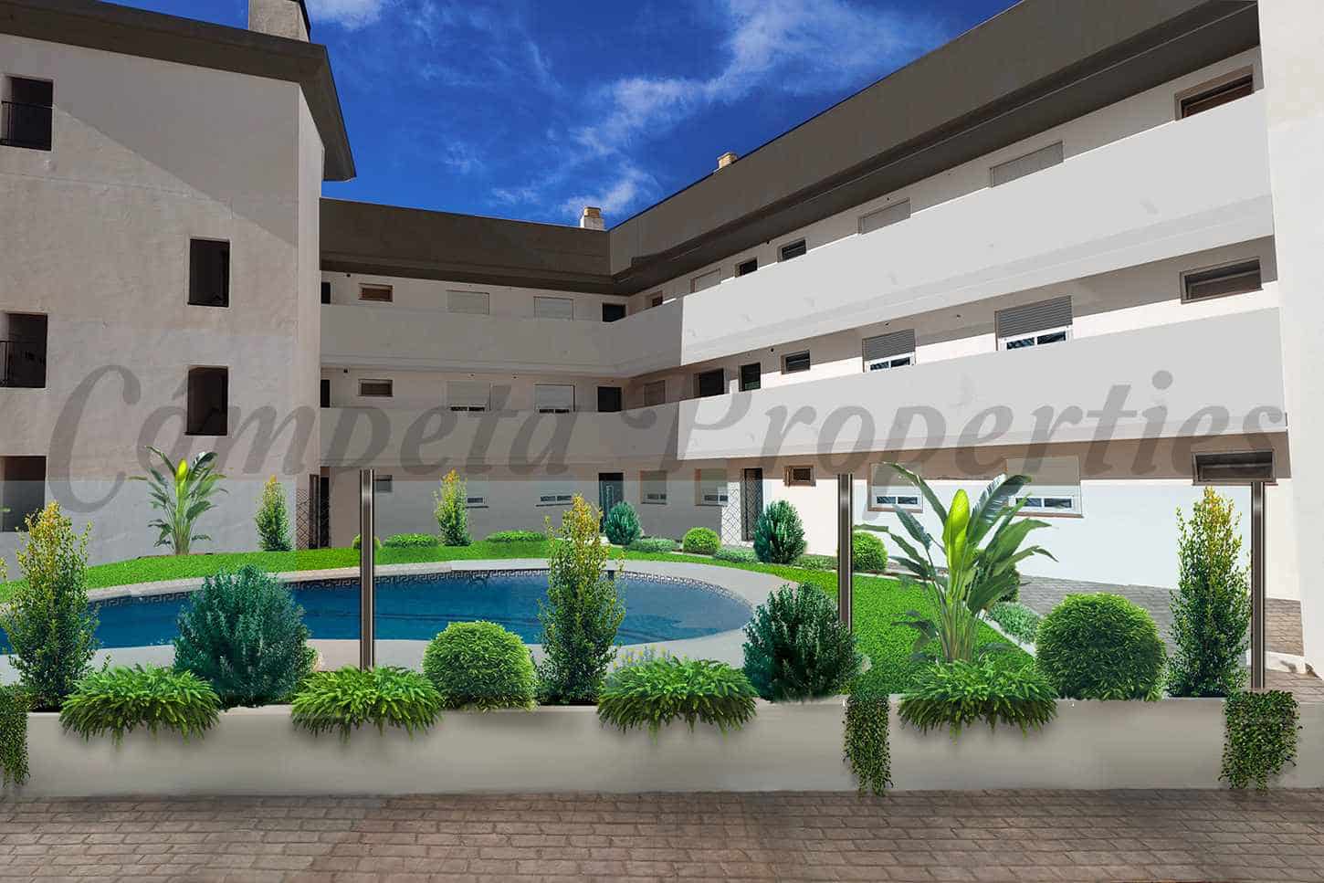 1 bedroom Apartment for sale in Competa with pool - € 138,000 (Ref: 9399664)