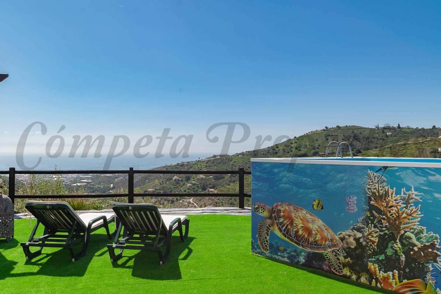 3 sovrum Finca/Hus på landet att hyra i Torrox med pool garage - 1 500 € (Ref: 9905295)
