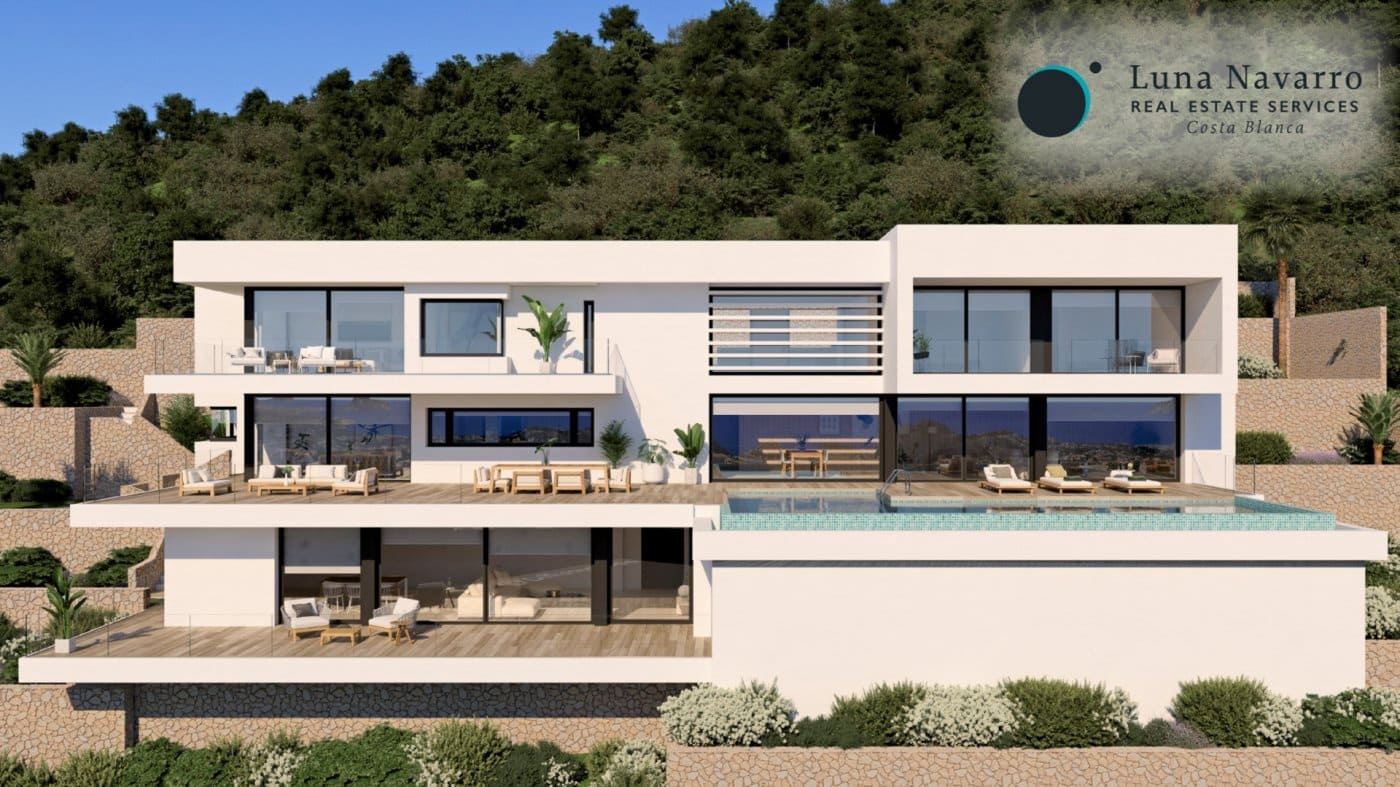 5 sypialnia Willa na sprzedaż w Cumbre del Sol z basenem garażem - 5 428 000 € (Ref: 7016819)