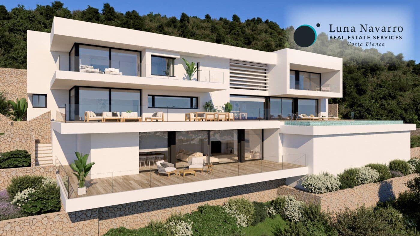 5 sypialnia Willa na sprzedaż w Cumbre del Sol z basenem garażem - 5 428 000 € (Ref: 7016819)