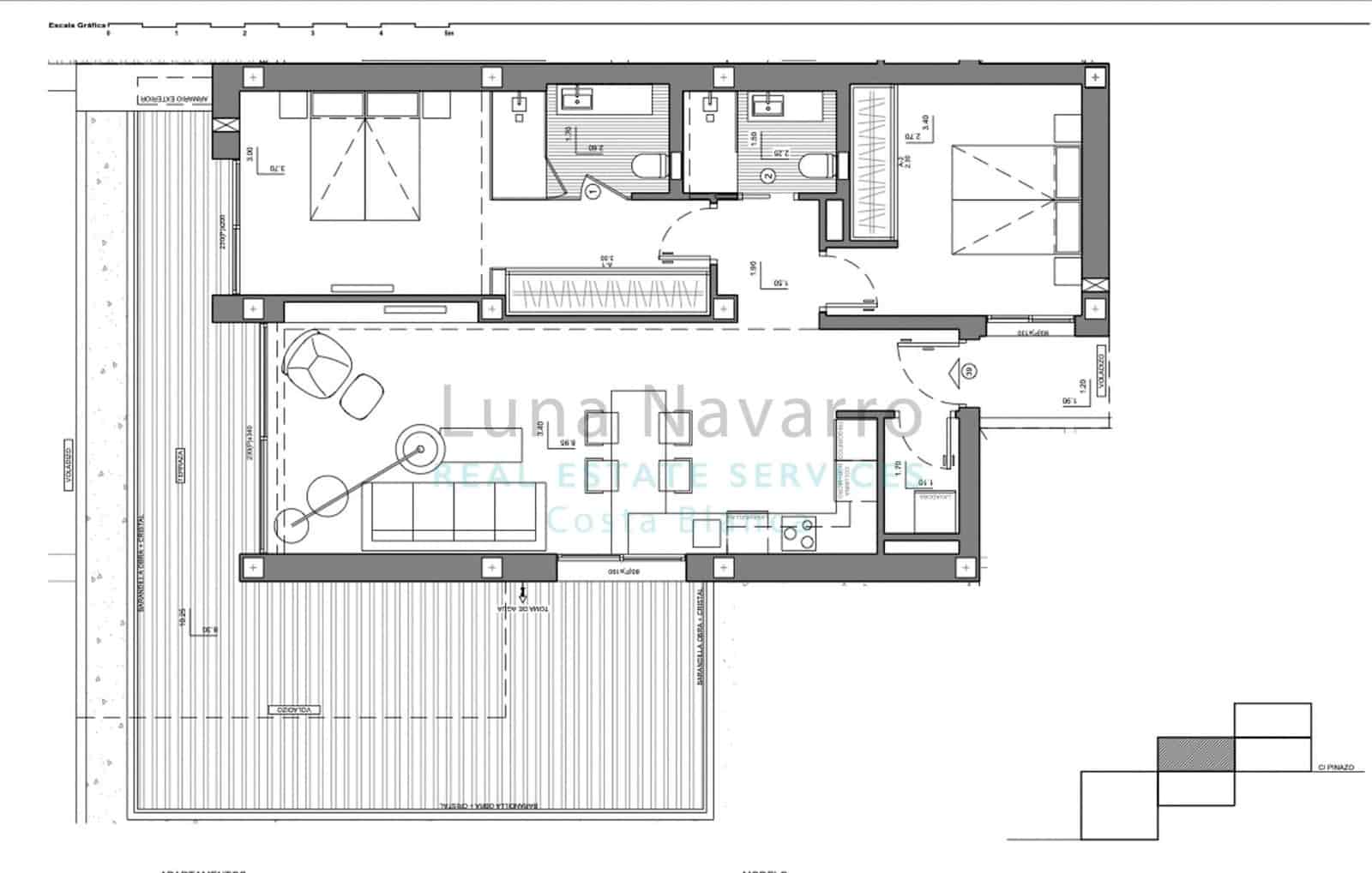 3 bedroom Apartment for sale in Cumbre del Sol - € 408,000 (Ref: 7019074)