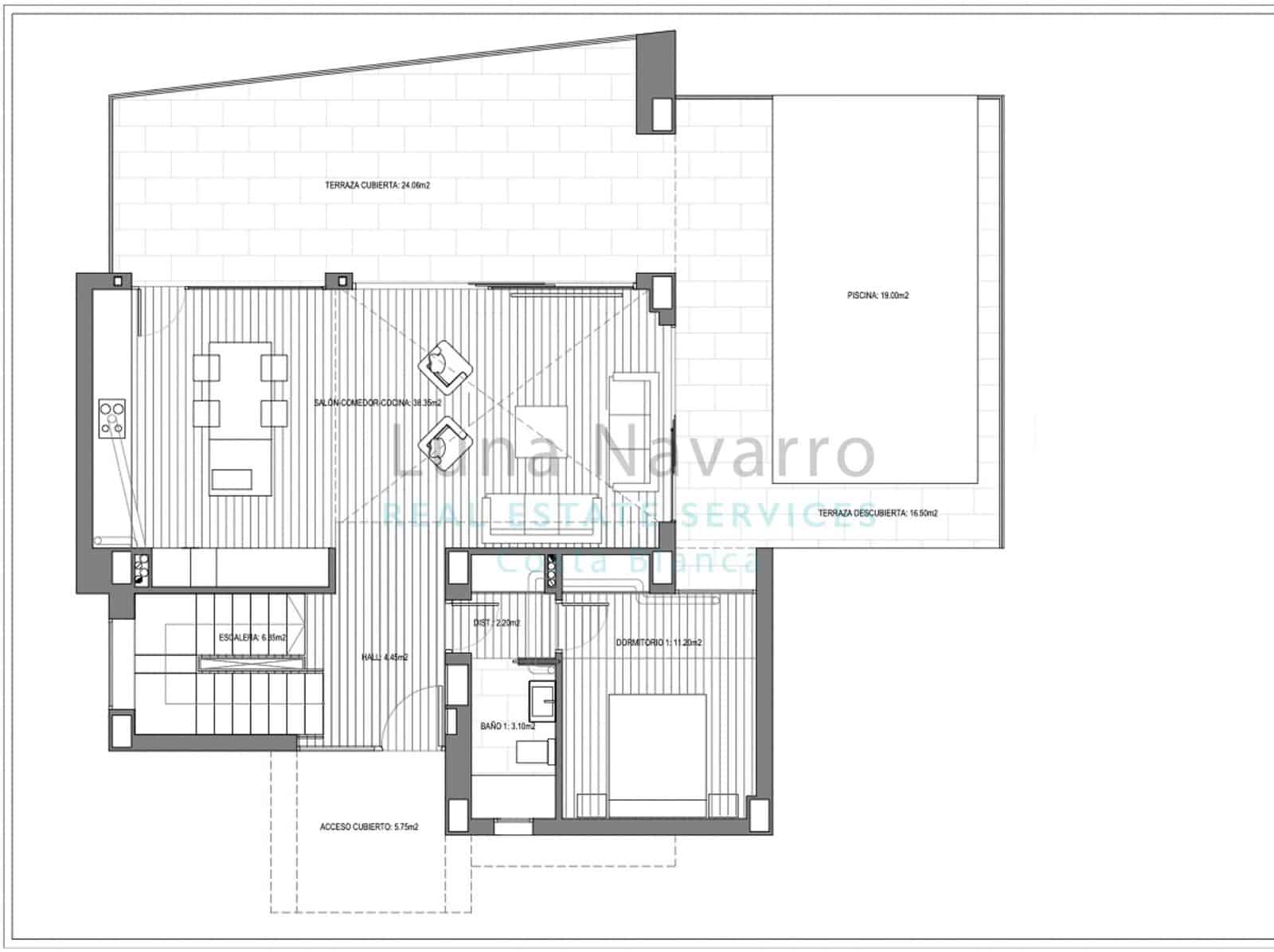 3 soverom Villa til salgs i Polop med svømmebasseng garasje - € 740 000 (Ref: 7581801)