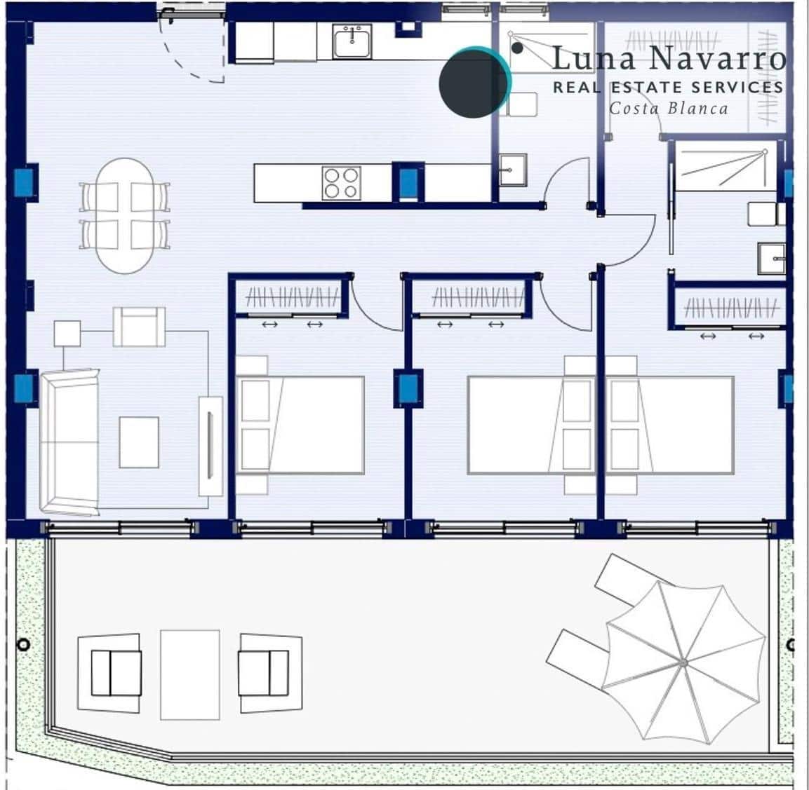 2 bedroom Apartment for sale in Albir with pool garage - € 630,000 (Ref: 8167439)