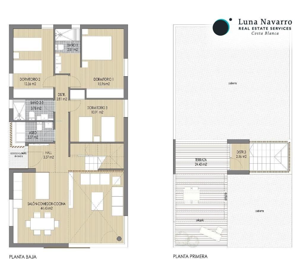 Apartamento Playa de 3 habitaciones en Finestrat en venta - 595.000 € (Ref: 8197617)