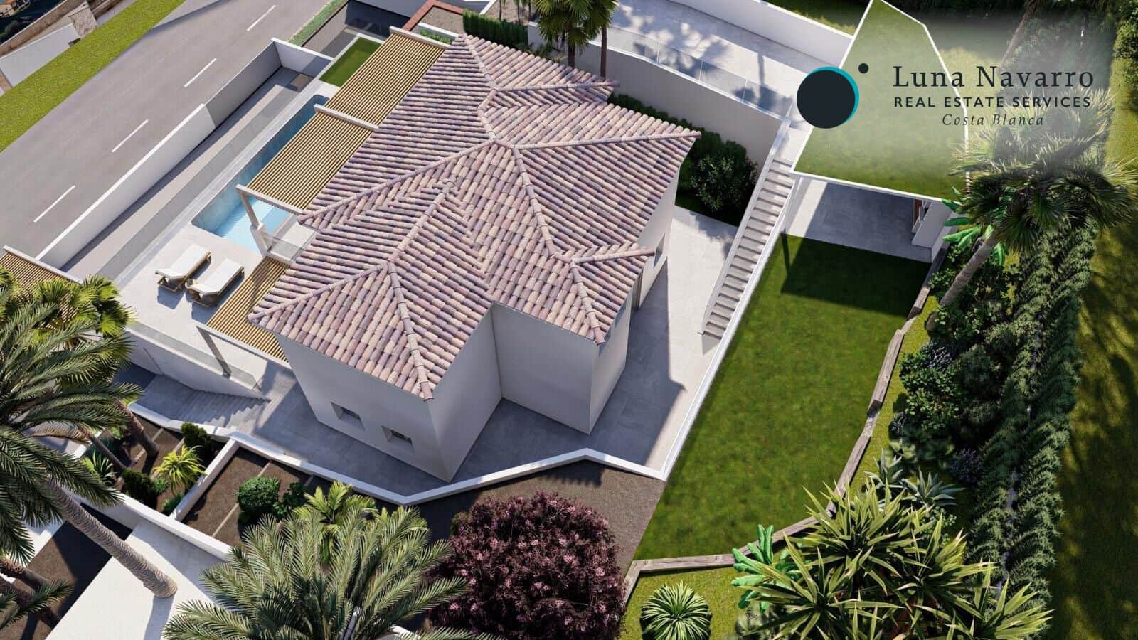 3 sypialnia Willa na sprzedaż w Altea z basenem garażem - 1 650 000 € (Ref: 9730763)