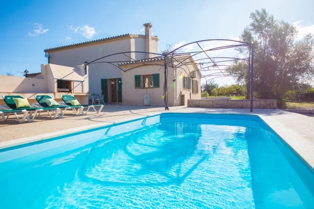 3 sypialnia Finka/Dom wiejski do wynajęcia w Algaida z basenem garażem - 3 150 € (Ref: 8458671)