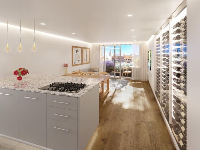 3 Zimmer Wohnung zu verkaufen in Santa Catalina, Palma de Mallorca mit Garage - 695.000 € (Ref: 8737822)