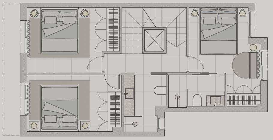 4 chambre Penthouse à vendre à Cas Catala avec garage - 1 490 000 € (Ref: 9023326)