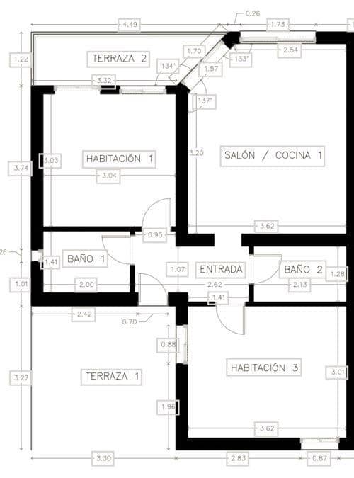 2 slaapkamer Appartement te huur in San Agustin / Sant Agusti met zwembad - € 1.900 (Ref: 9533810)