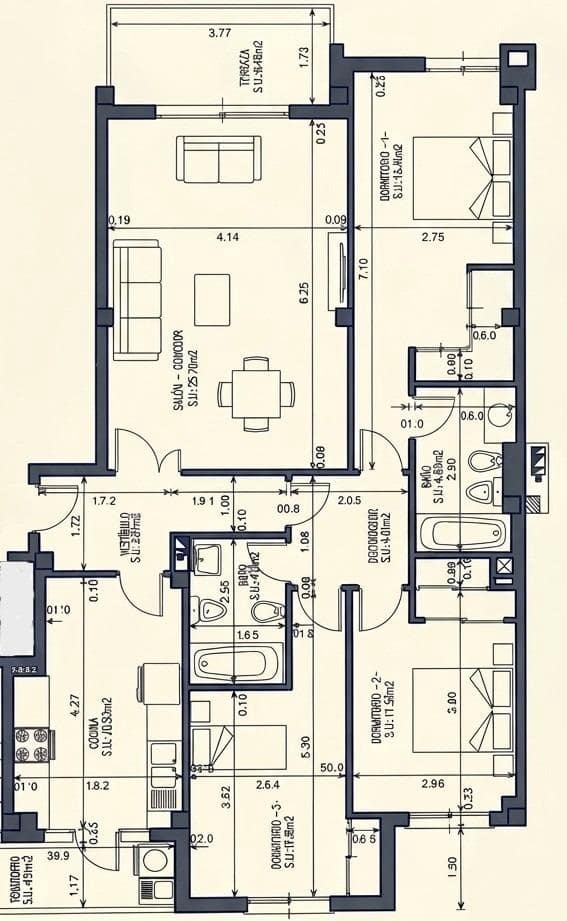 Piso de 3 habitaciones en Palma de Mallorca en venta - 692.000 € (Ref: 9867050)