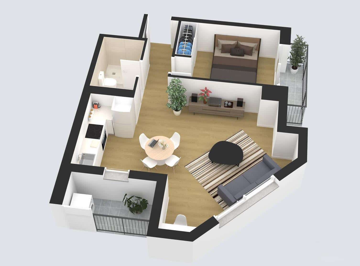 1 sypialnia Mieszkanie na sprzedaż w Palma de Mallorca - 350 000 € (Ref: 9911107)