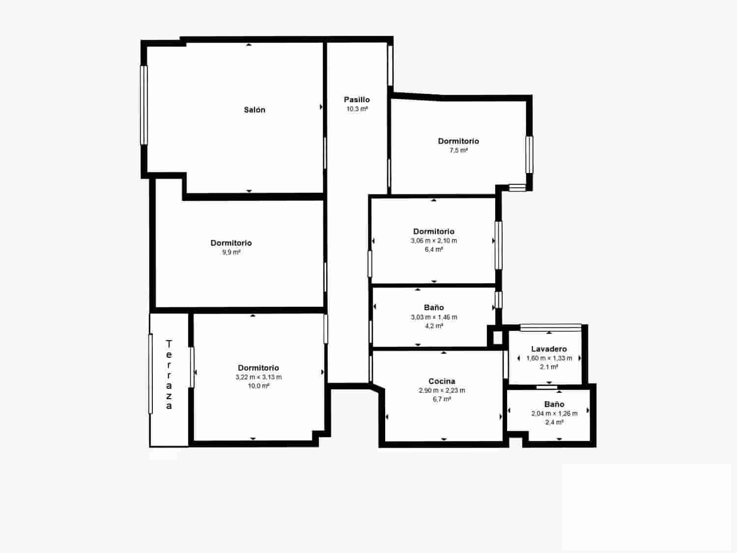 4 soverom Leilighet til salgs i Granada by - € 255 000 (Ref: 9759045)