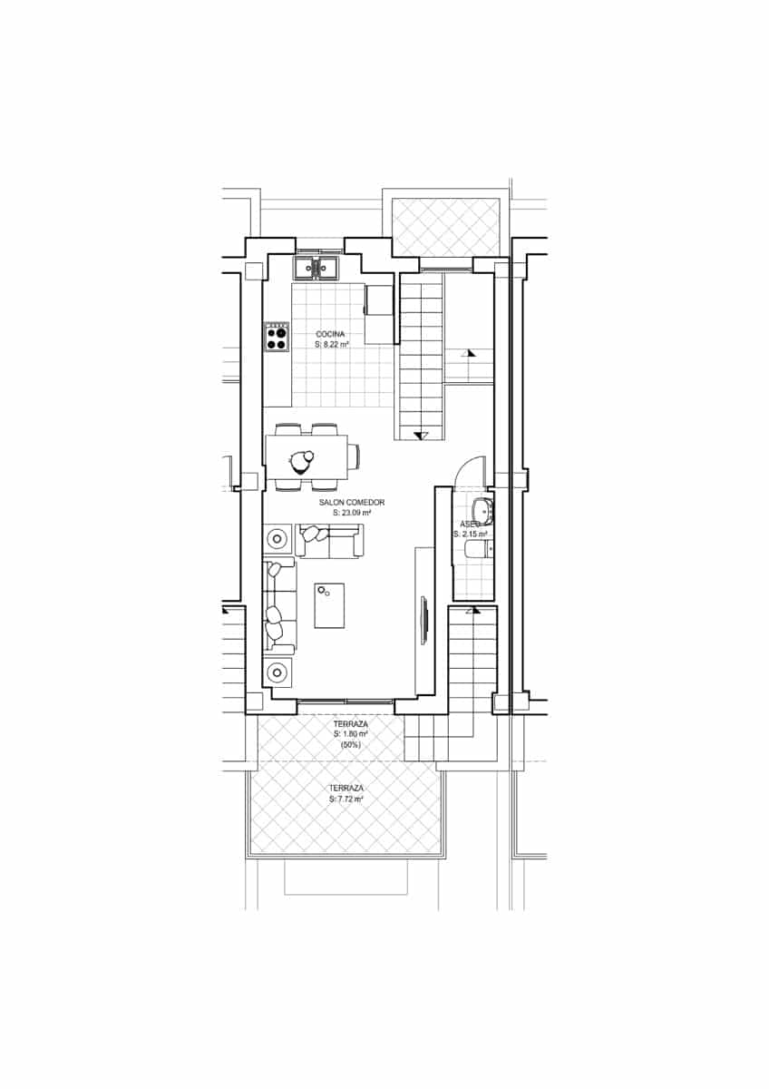 2 soverom Hus til salgs i Nerja med svømmebasseng garasje - € 649 000 (Ref: 9606318)