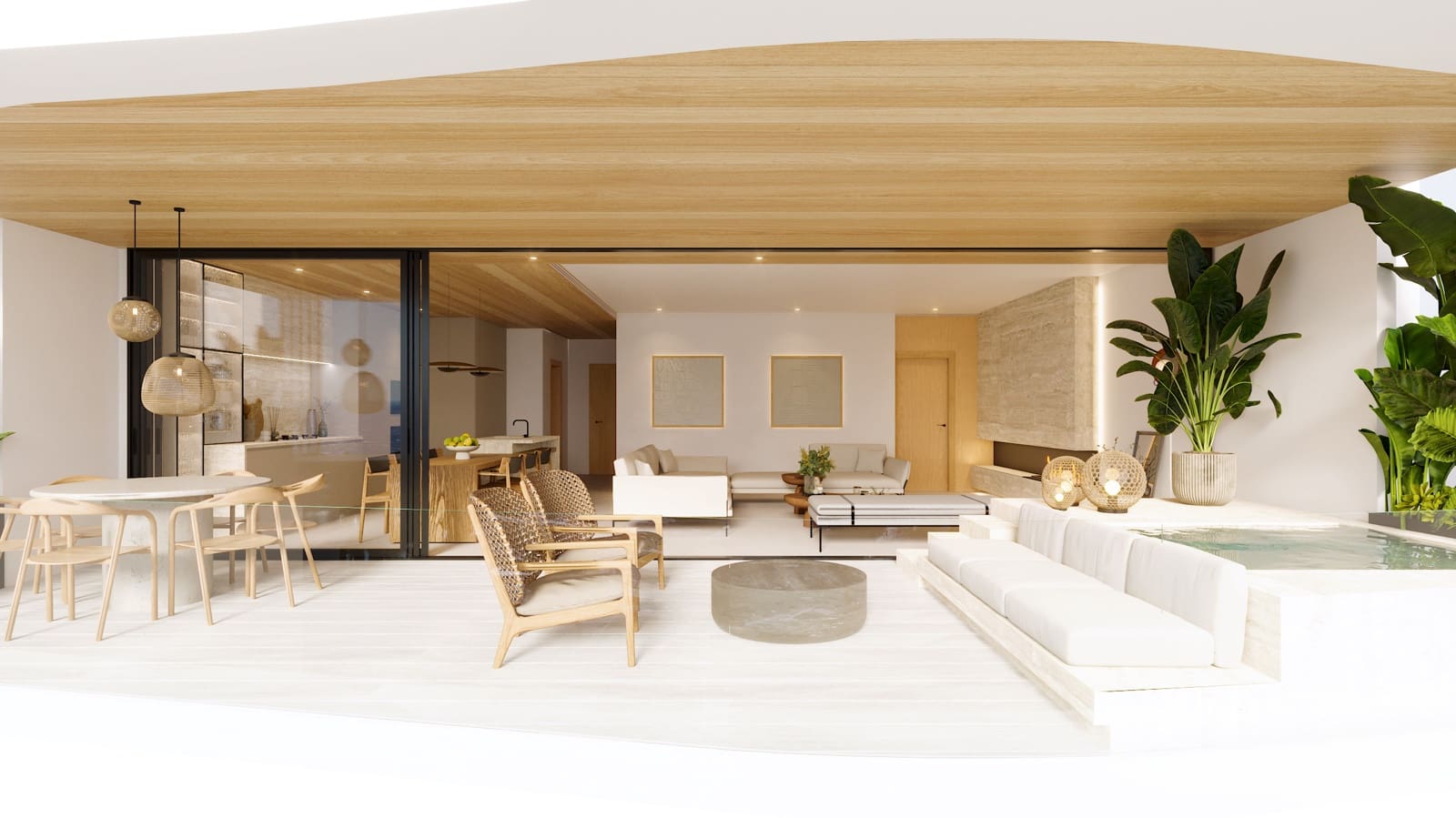 3 camera da letto Appartamento in vendita in Santa Eulalia / Santa Eularia con piscina garage - 1.499.620 € (Rif: 10086941)