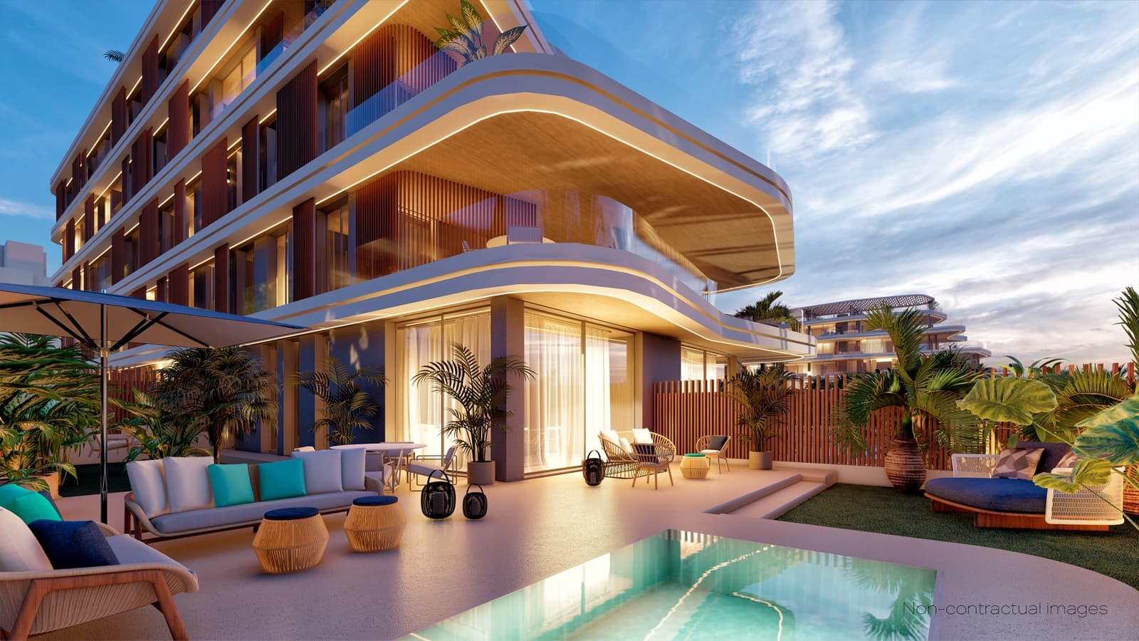 3 camera da letto Appartamento in vendita in Santa Eulalia / Santa Eularia con piscina garage - 1.499.620 € (Rif: 10086941)