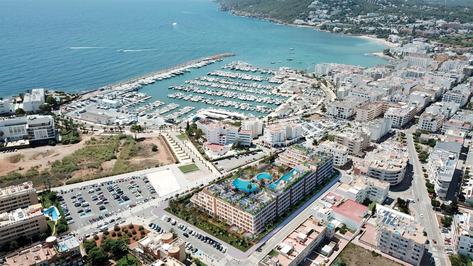 3 camera da letto Appartamento in vendita in Santa Eulalia / Santa Eularia con piscina garage - 1.499.620 € (Rif: 10086941)