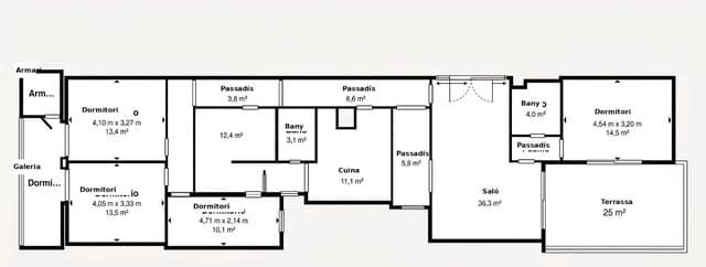 5 bedroom Flat for sale in Figueres - € 195,500 (Ref: 10037539)