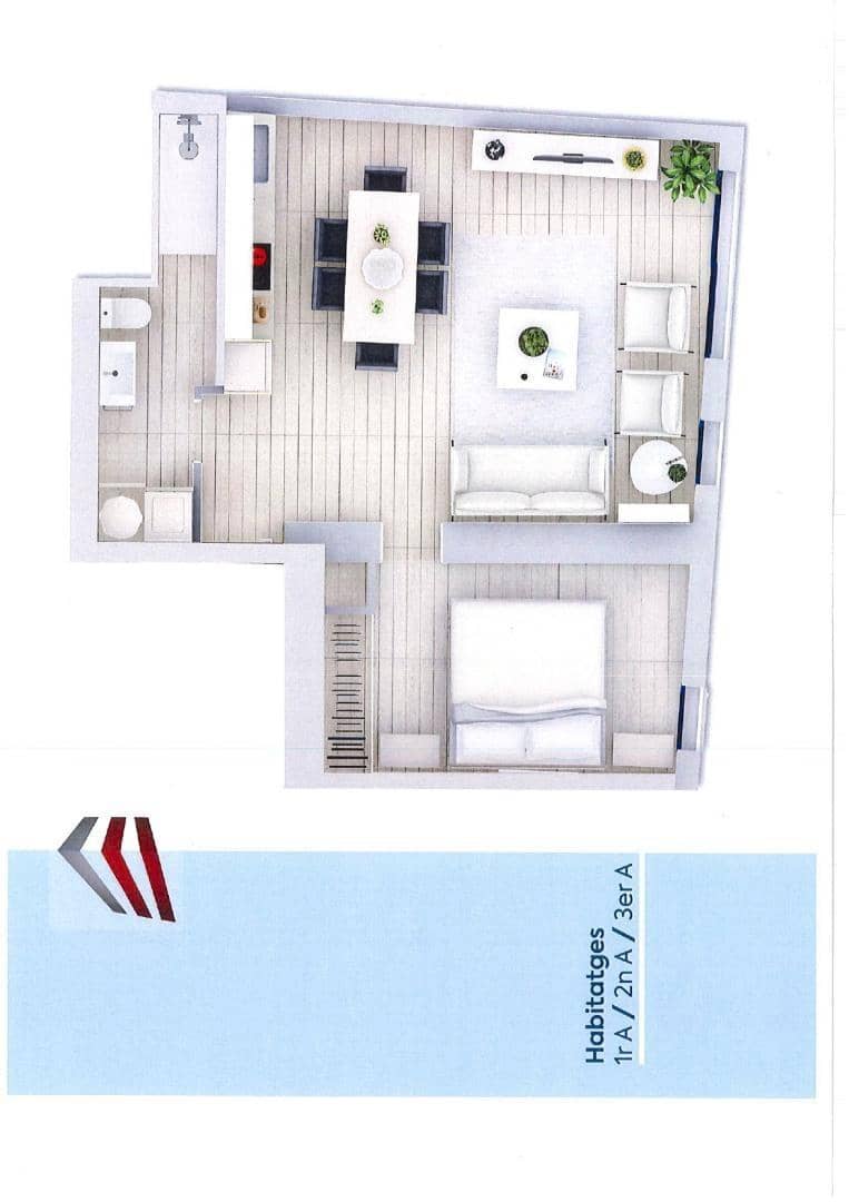 1 soverom Leilighet til salgs i Figueres - € 165 000 (Ref: 8331710)