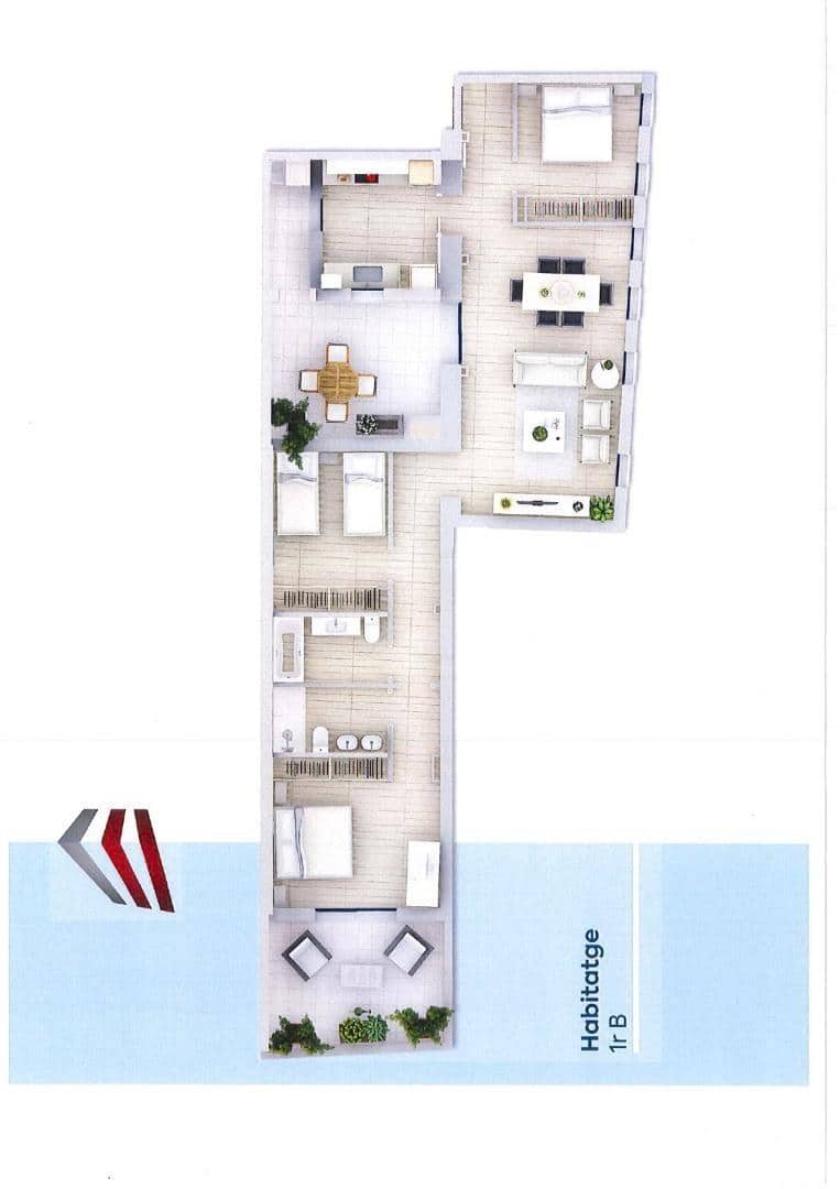 3 bedroom Flat for sale in Figueres - € 265,000 (Ref: 8334097)