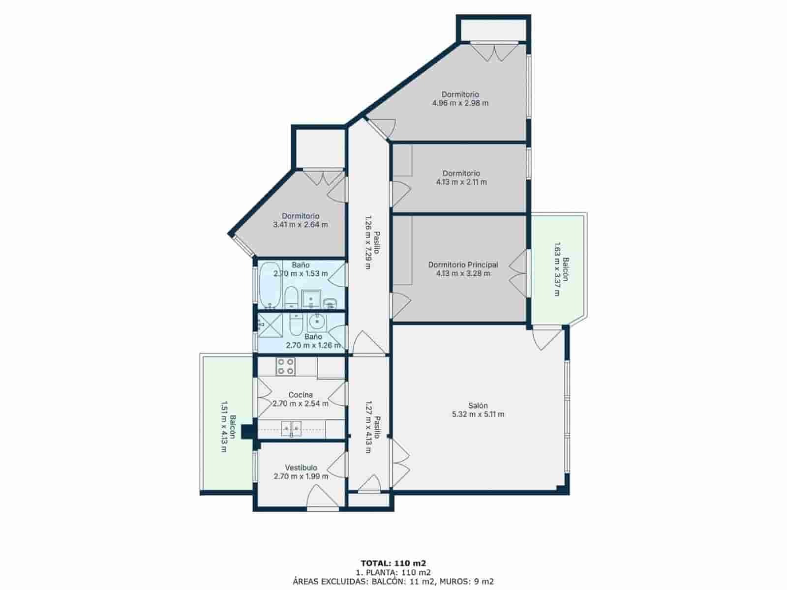 Piso de 4 habitaciones en Figueres en venta - 160.000 € (Ref: 9656225)