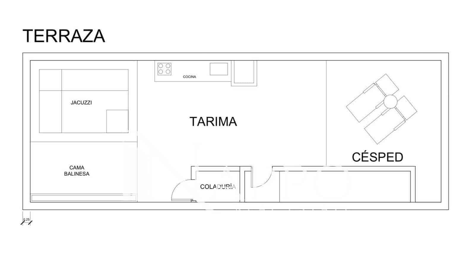 2 bedroom Penthouse for sale in Palma de Mallorca with pool - € 495,000 (Ref: 10001054)