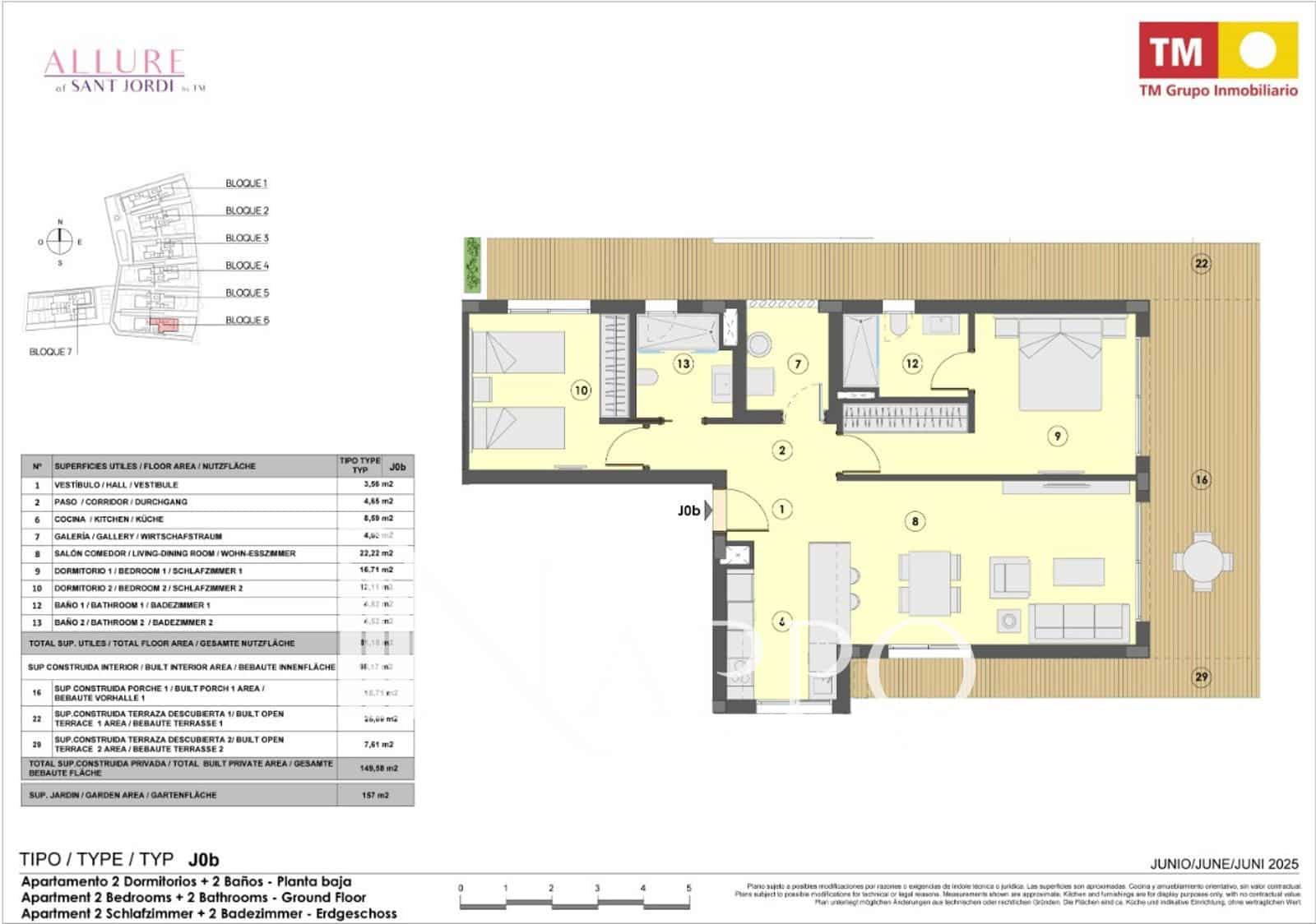 2 sypialnia Mieszkanie na sprzedaż w Colonia de Sant Jordi z basenem garażem - 690 000 € (Ref: 10073018)