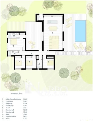 Chalet de 4 habitaciones en Bunyola en venta con piscina - 1.185.600 € (Ref: 8635004)