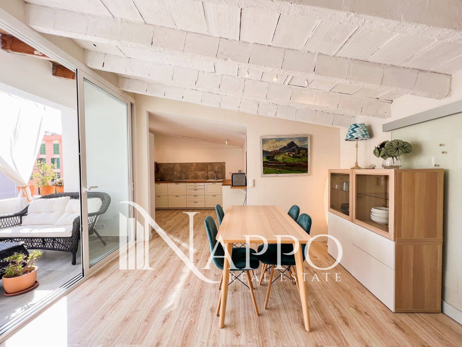 2 Zimmer Penthouse zu vermieten in Palma de Mallorca mit Garage - 1.600 € (Ref: 8830037)