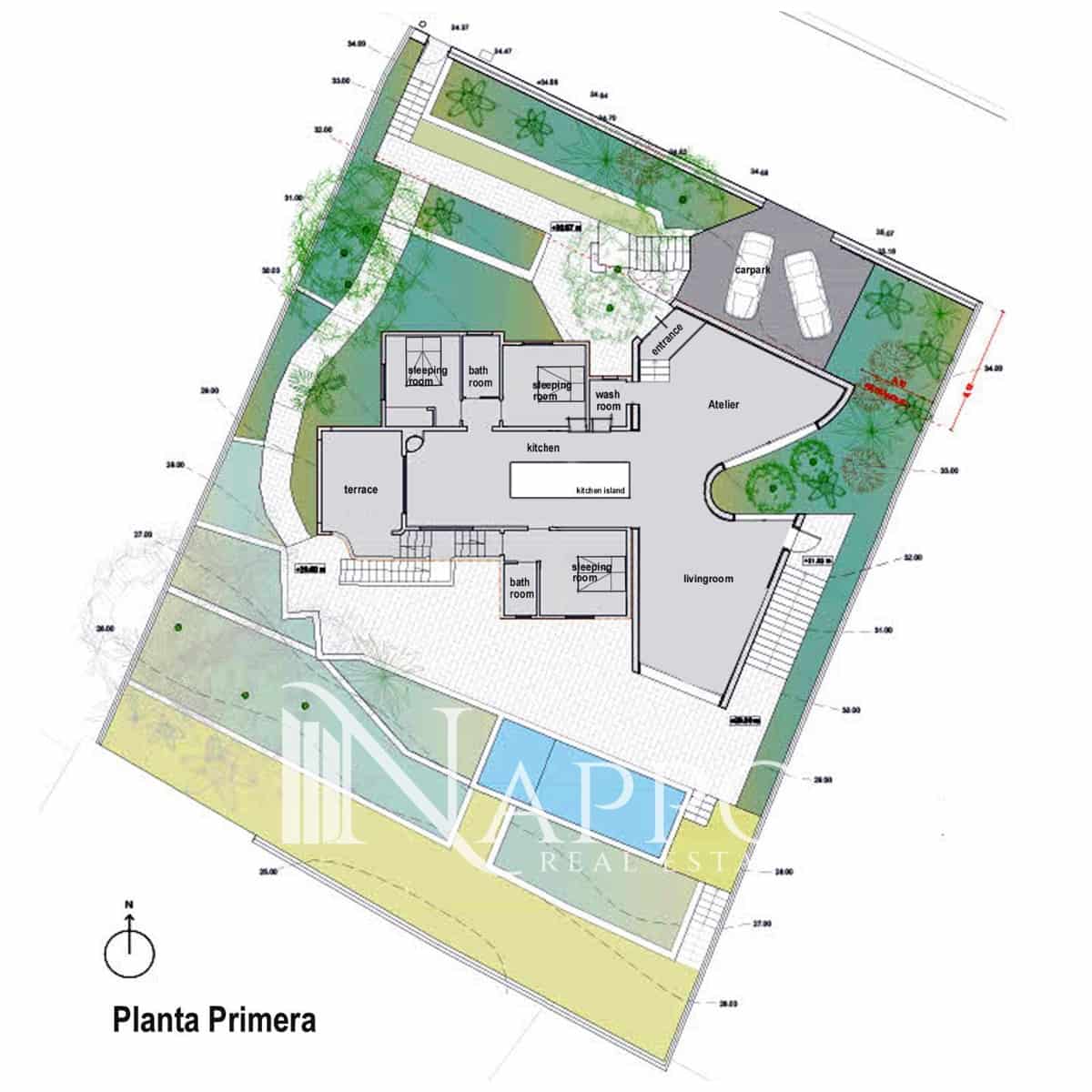 4 soveværelse Villa til salg i Costa de la Calma med swimmingpool garage - € 1.490.000 (Ref: 8961957)