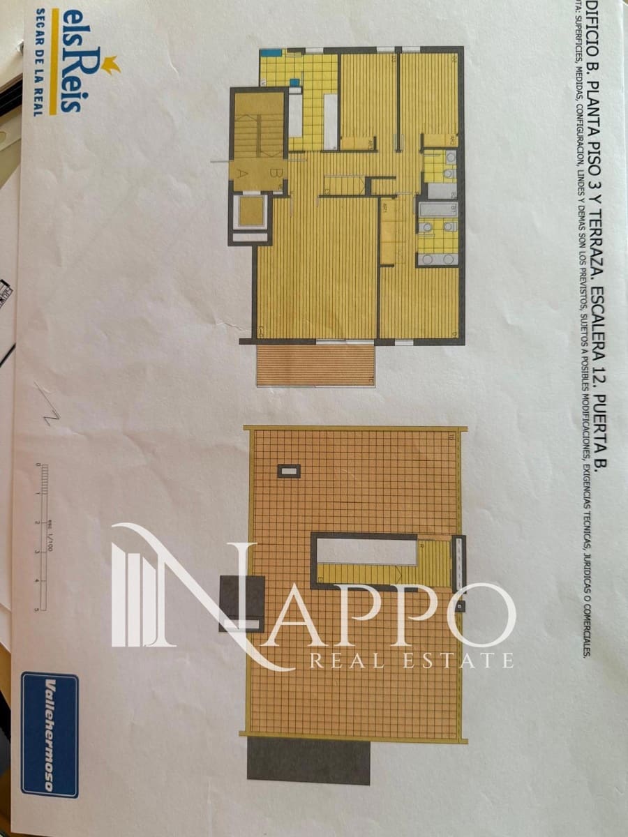 3 soveværelse Penthouse til leje i Palma de Mallorca med swimmingpool garage - € 1.800 (Ref: 9266536)