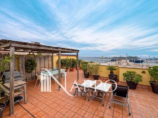 3 sypialnia Penthouse na sprzedaż w El Terreno, Palma de Mallorca z basenem garażem - 1 495 000 € (Ref: 9302933)