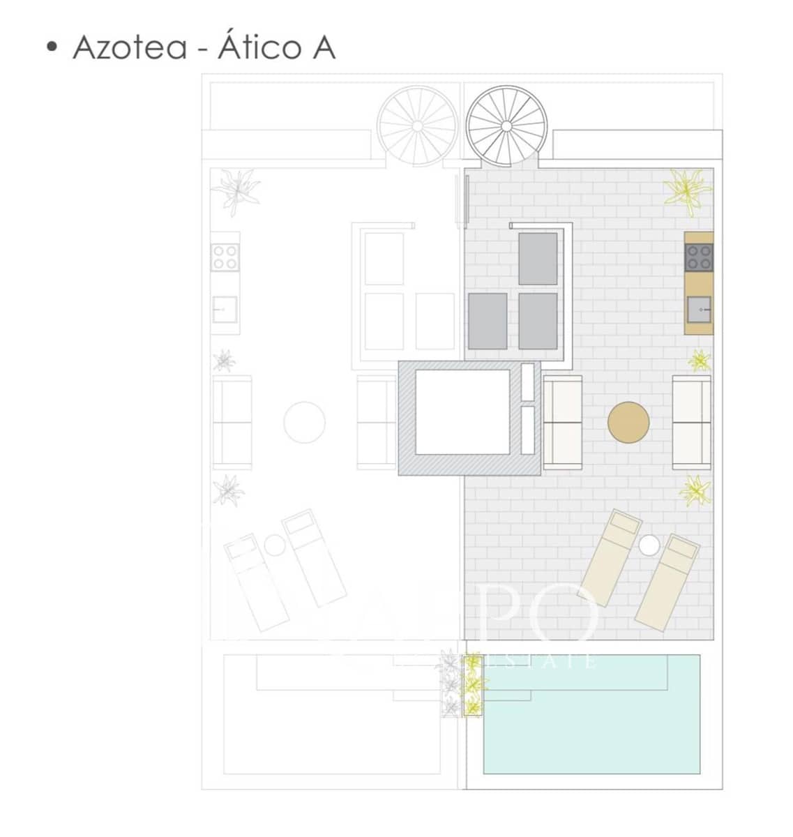 2 soveværelse Penthouse til salg i Playa de Palma med swimmingpool garage - € 1.450.000 (Ref: 9386566)