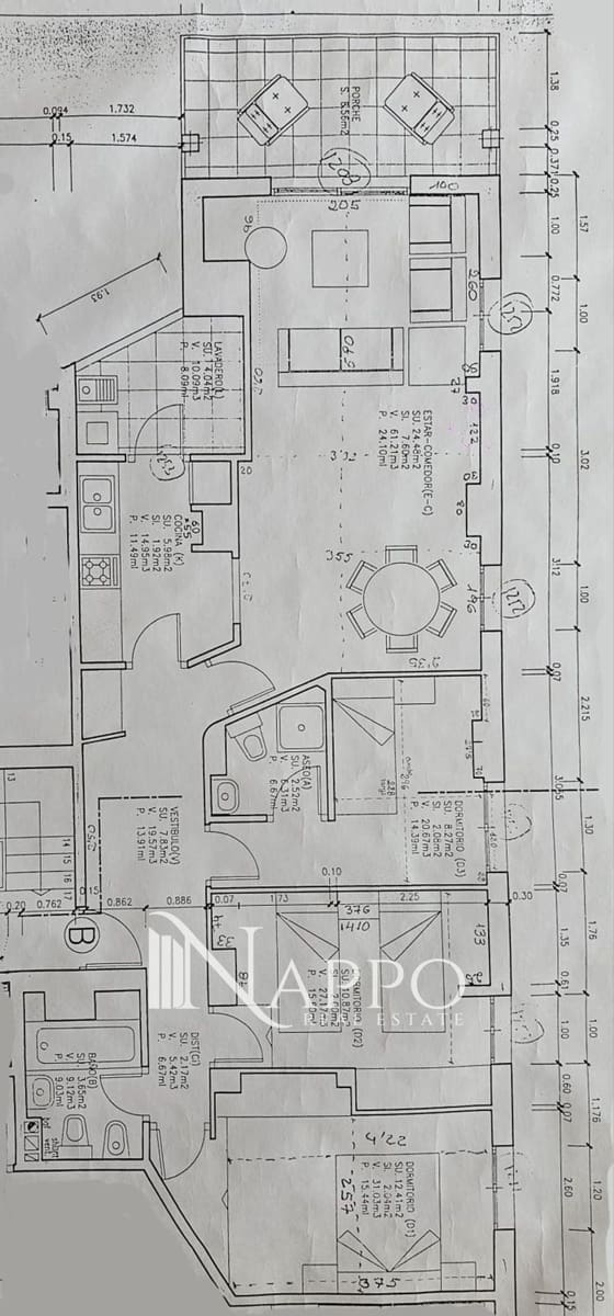 3 Zimmer Wohnung zu verkaufen in Can Pastilla - 549.000 € (Ref: 9453537)