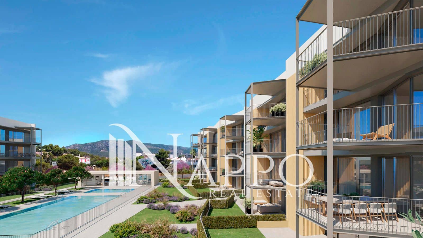 2 sovrum Lägenhet till salu i Palmanova med pool garage - 457 000 € (Ref: 9624206)