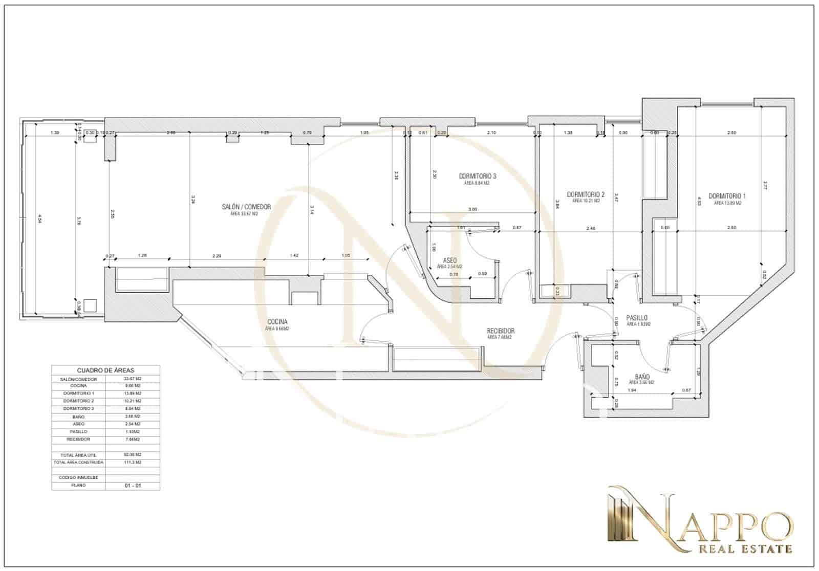 3 sovrum Lägenhet till salu i Can Pastilla - 549 000 € (Ref: 9641030)