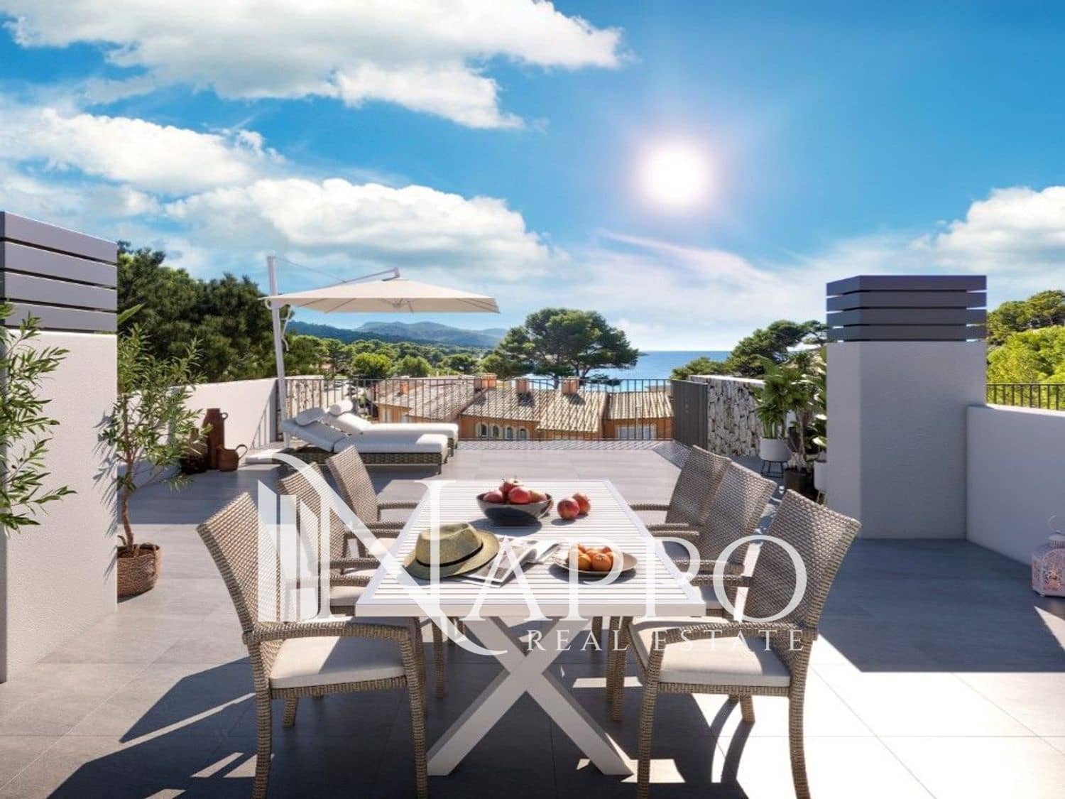 3 sypialnia Mieszkanie na sprzedaż w Andratx z basenem garażem - 872 500 € (Ref: 9650448)