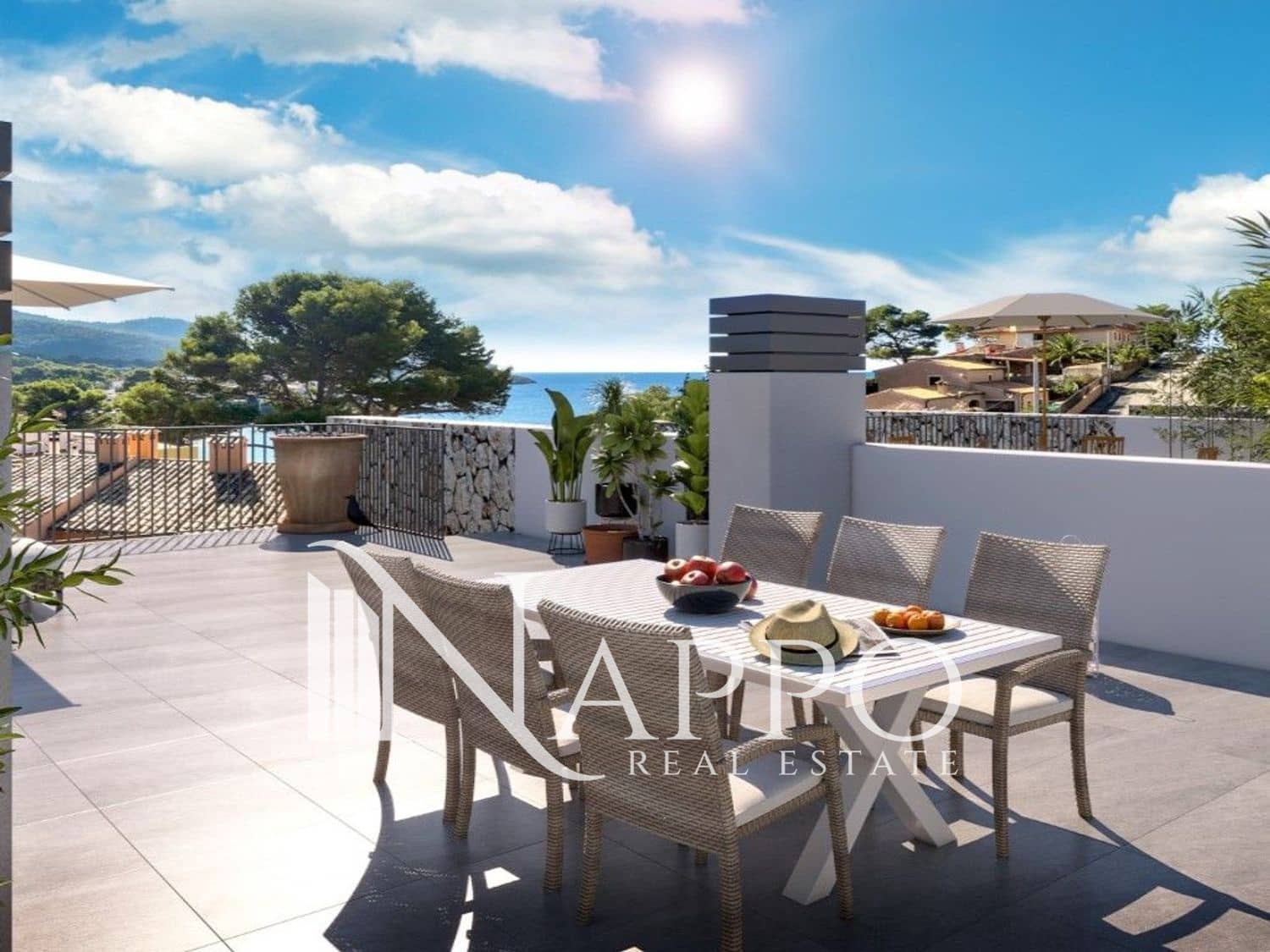 3 sypialnia Mieszkanie na sprzedaż w Andratx z basenem garażem - 872 500 € (Ref: 9650448)