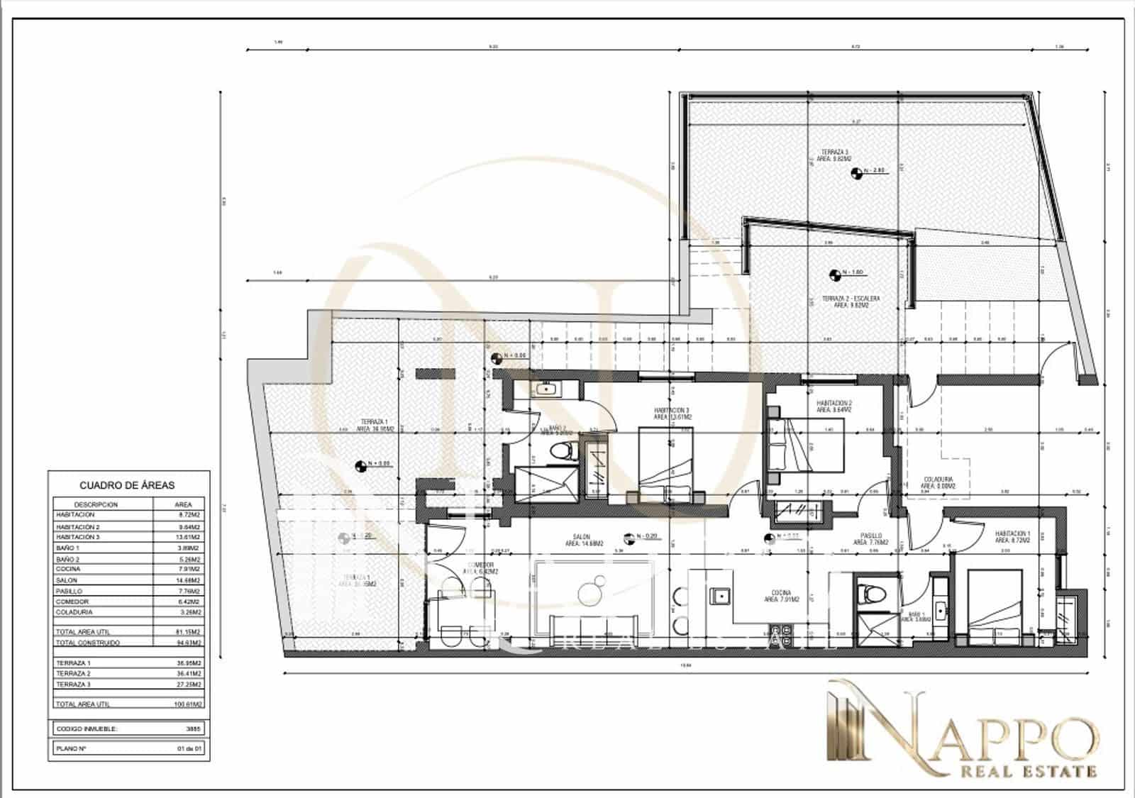 3 sovrum Lägenhet till salu i Puerto de Andratx - 825 000 € (Ref: 9798164)