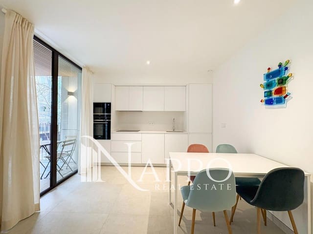 Piso de 1 habitación en Santa Catalina, Palma de Mallorca en alquiler con piscina - 2.100 € (Ref: 9803756)