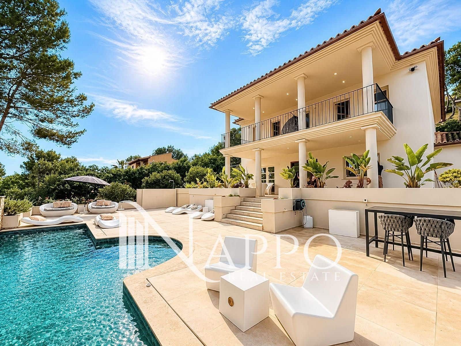 5 sypialnia Dom na sprzedaż w Costa de la Calma z basenem garażem - 2 690 000 € (Ref: 9815117)