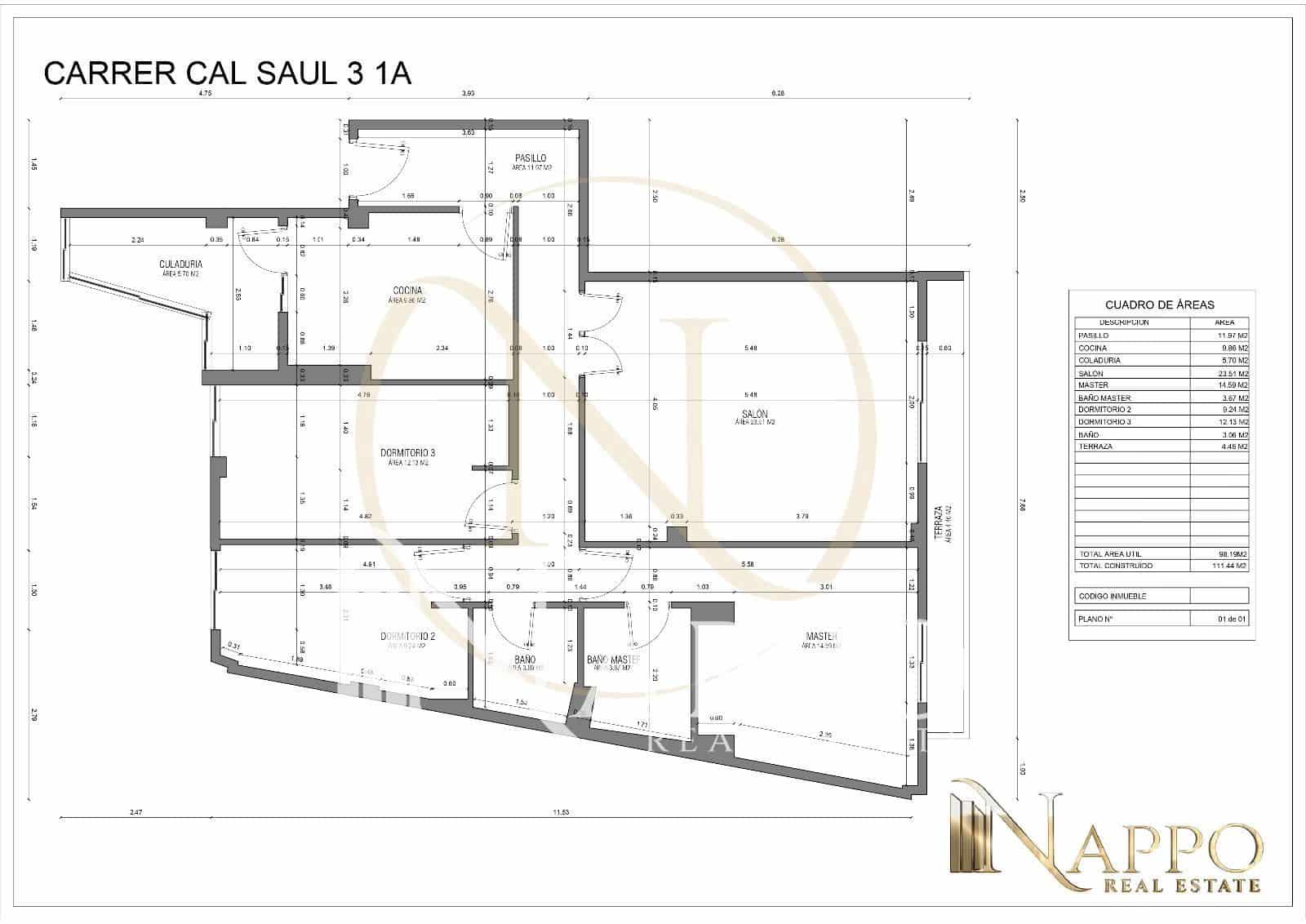 3 sovrum Lägenhet till salu i Es Molinar / El Molinar - 450 000 € (Ref: 9818783)