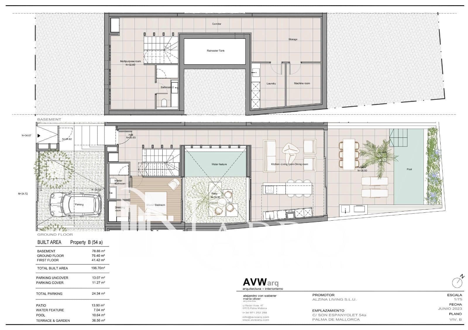 Casa de 3 habitaciones en Palma de Mallorca en venta con piscina garaje - 1.500.000 € (Ref: 9841730)