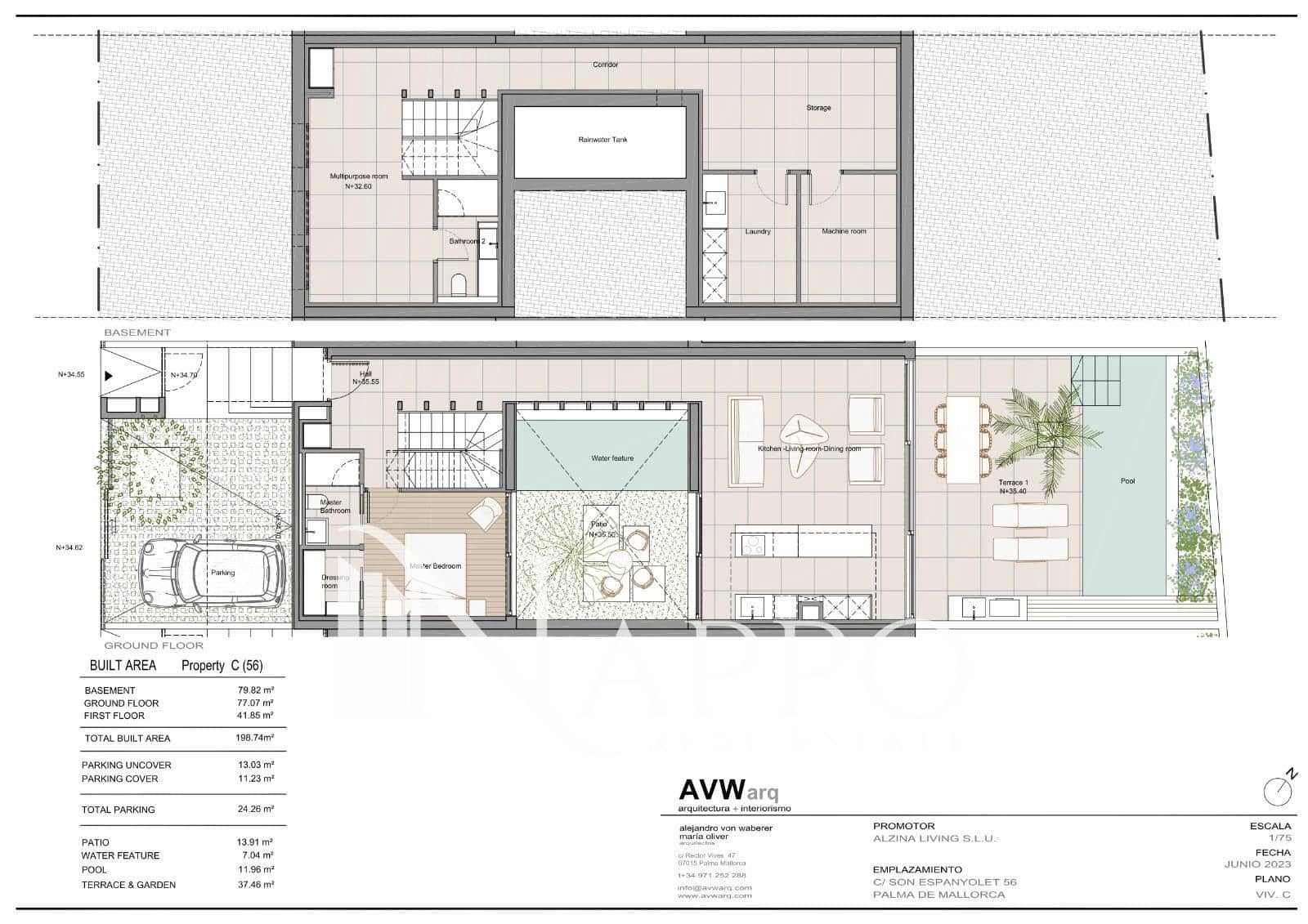 Casa de 3 habitaciones en Palma de Mallorca en venta con piscina garaje - 1.500.000 € (Ref: 9841730)